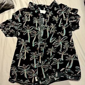 men’s american eagle button up tee